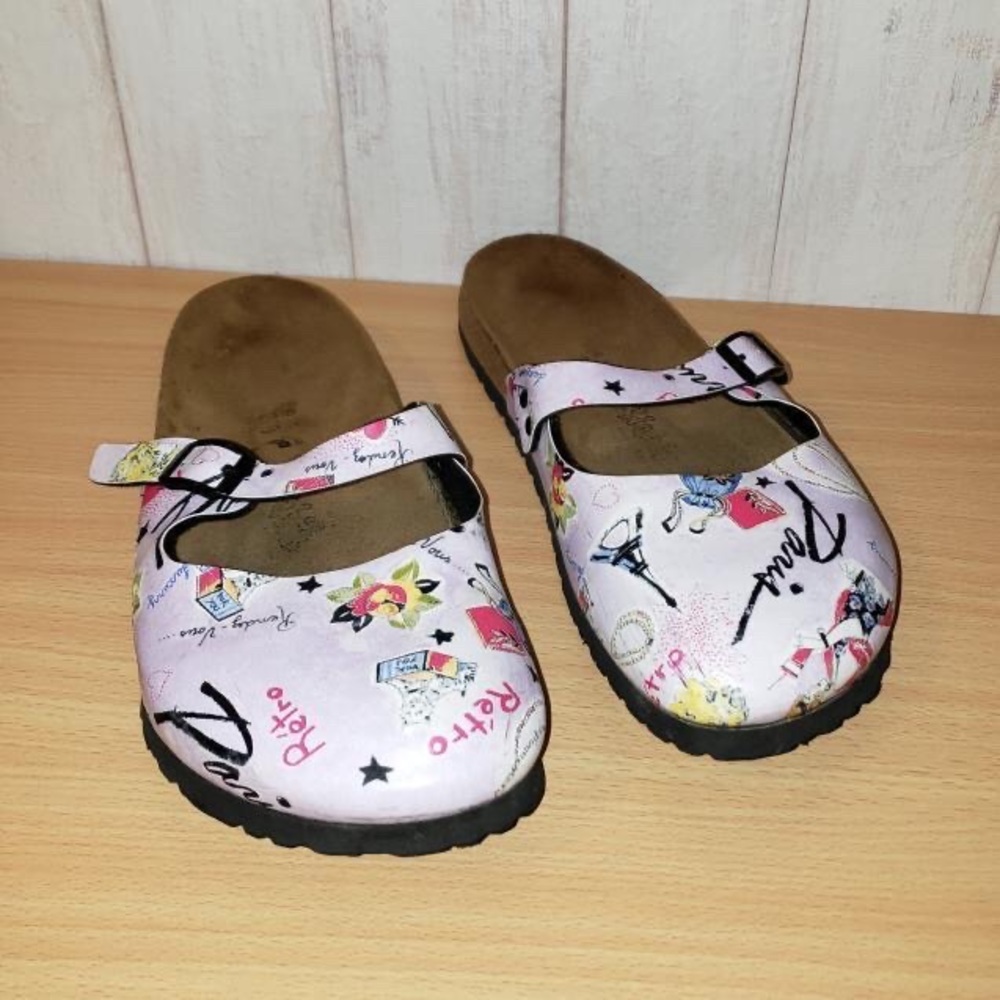 Birkis Birkenstock Paris Mule Clogs Shoes 11 - Picture 2 of 9